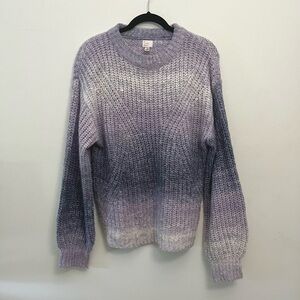 NWT Crewneck Pullover Sweater Balloon Sleeves